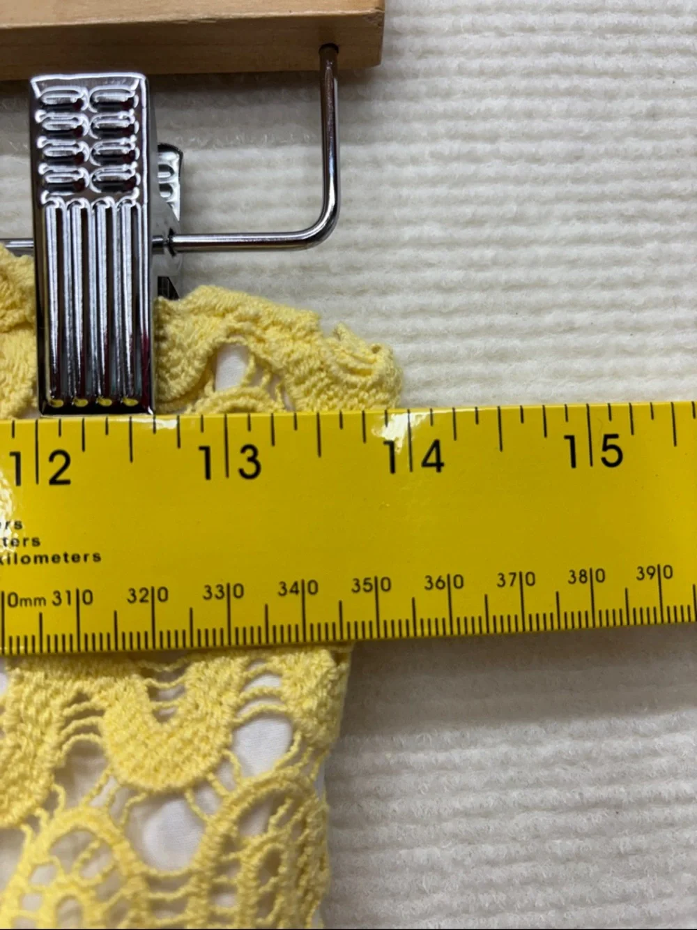 Lilly Pulitzer | Yellow Strapless Lace Dress crochet 0 - Picture 3 of 7